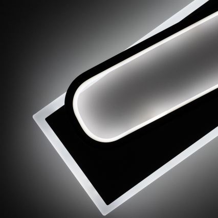 BRILAGI - Dimbart LED-takarmatur OUTLINE LED/52W/230V 3000-6000K 15x60 cm vit/svart + fjärrkontroll