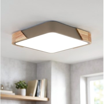 BRILAGI - LED takarmatur PILANA SQUARE LED/24W/230V ek/beige 32x32 cm