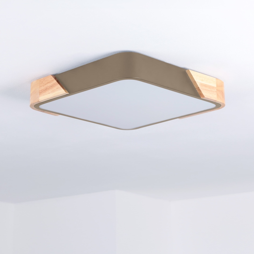 BRILAGI - LED takarmatur PILANA SQUARE LED/24W/230V ek/beige 32x32 cm