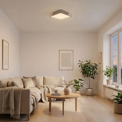 BRILAGI - LED takarmatur PILANA SQUARE LED/24W/230V ek/beige 32x32 cm