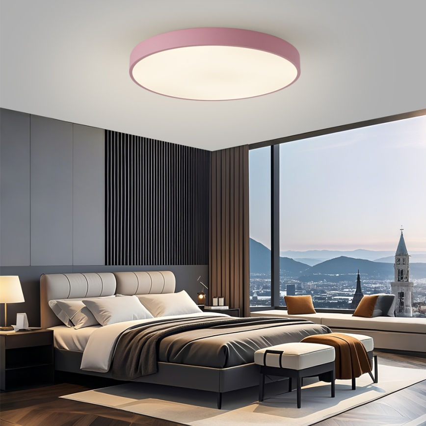 Brilagi - LED takarmatur POOL LED/100W/230V 3000/4000/6000K Ø 80 cm rosa