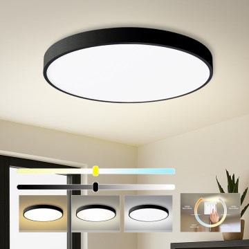Brilagi - LED takarmatur POOL LED/100W/230V 3000/4000/6000K Ø 80 cm svart