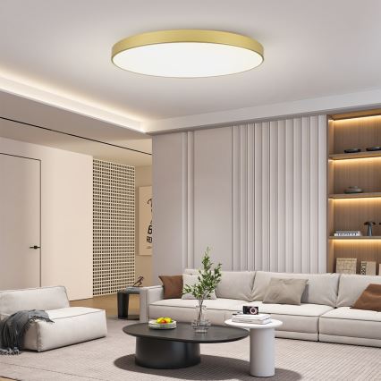 Brilagi - LED-taklampa POOL LED/180W/230V 3000/4000/6000K Ø 120 cm guld
