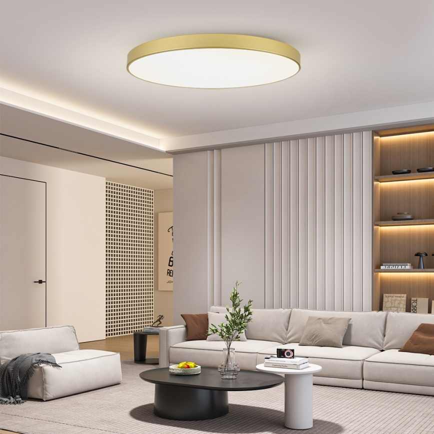 Brilagi - LED-taklampa POOL LED/180W/230V 3000/4500/6000K Ø 120 cm guld