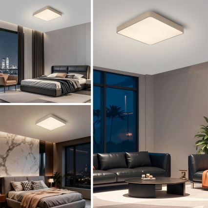 Brilagi - LED-takarmatur POOL LED/48W/230V 3000/4000/6000K 50x50 cm beige