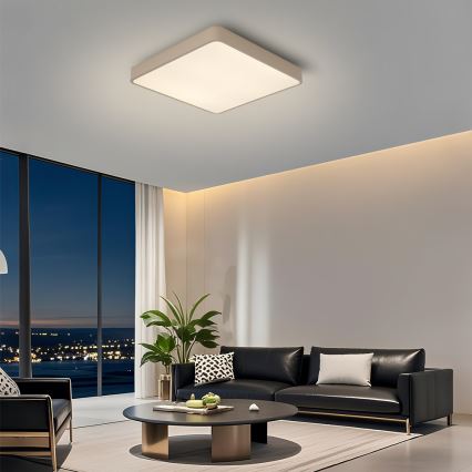 Brilagi - LED-takarmatur POOL LED/48W/230V 3000/4000/6000K 50x50 cm beige