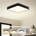 Brilagi - LED takarmatur POOL SQUARE LED/36W/230V 3000/4000/6000K 40x40 cm svart