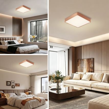 BRILAGI - LED takarmatur POOL SQUARE LED/48W/230V 3000/4000/6000K 50x50 cm i brons