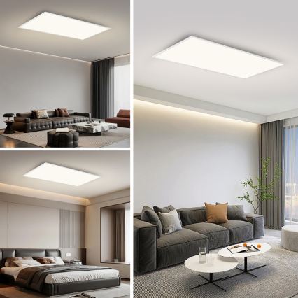 Brilagi - LED takarmatur SLIMFRAME LED/80W/230V 120x60 cm 3000/4000/6000K vit