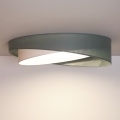 BRILAGI - LED takarmatur VELVET TWIST LED/24W/230V 4000K Ø 55 cm grön/vit