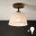 Brilagi - LED Taklampa ANTHONY 1xE14/60W/230V ek valnöt/beige