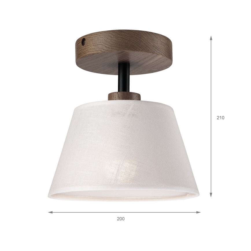 Brilagi - LED Taklampa ANTHONY 1xE14/60W/230V ek/nötvit