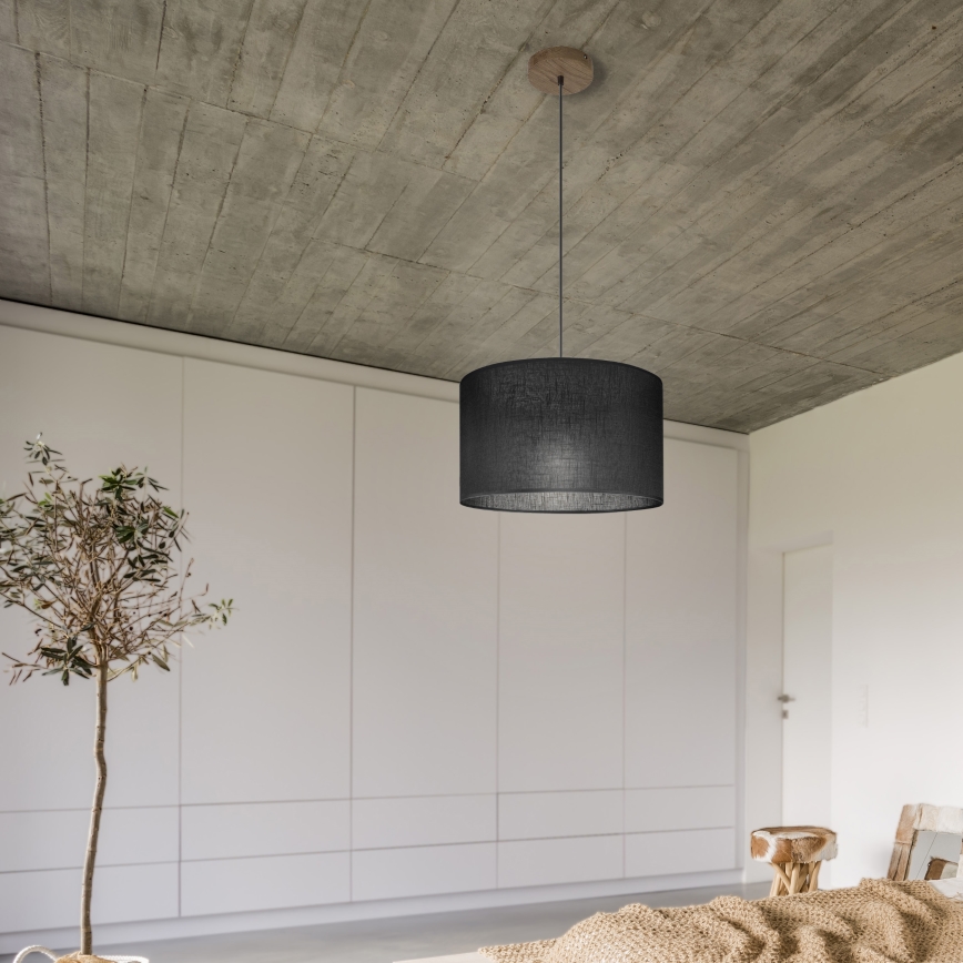 Brilagi - LED Taklampa ANTHONY 1xE27/60W/230V ek/nöt svart