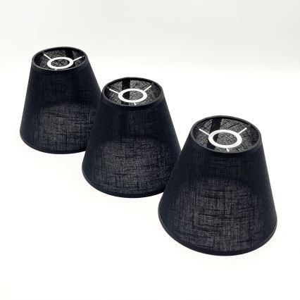 Brilagi - LED Taklampa ANTHONY 3xE14/40W/230V ek valnöt/svart