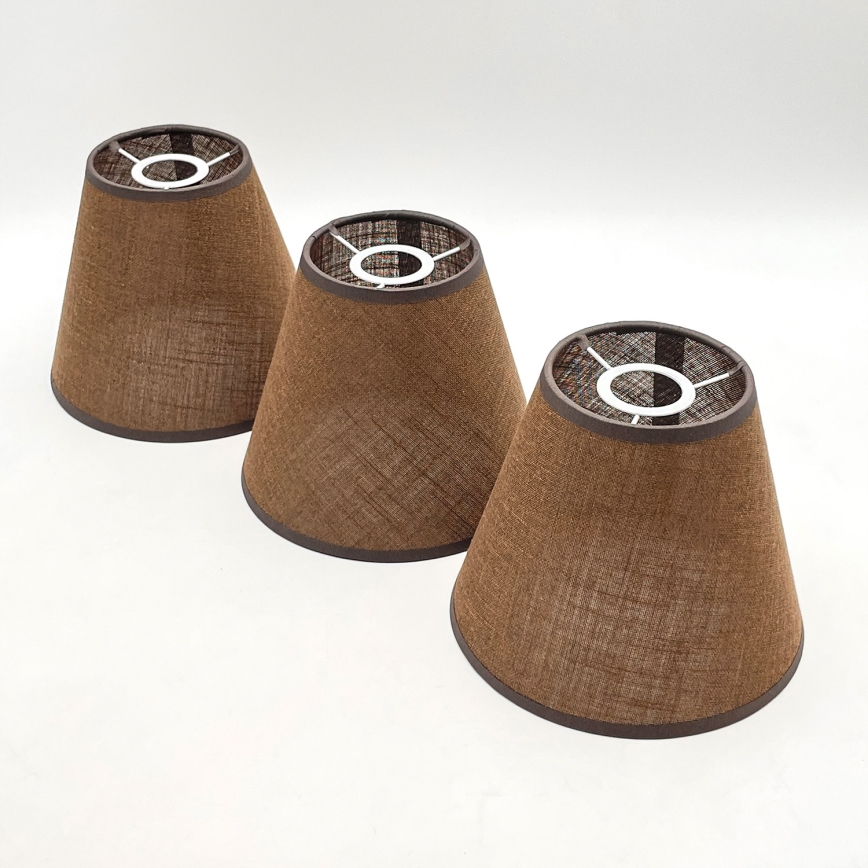 Brilagi - LED Taklampa ANTHONY 3xE14/40W/230V ek valnöt/brun