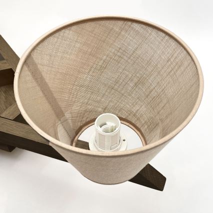 Brilagi - LED Taklampa ANTHONY 5xE14/40W/230V ek valnöt