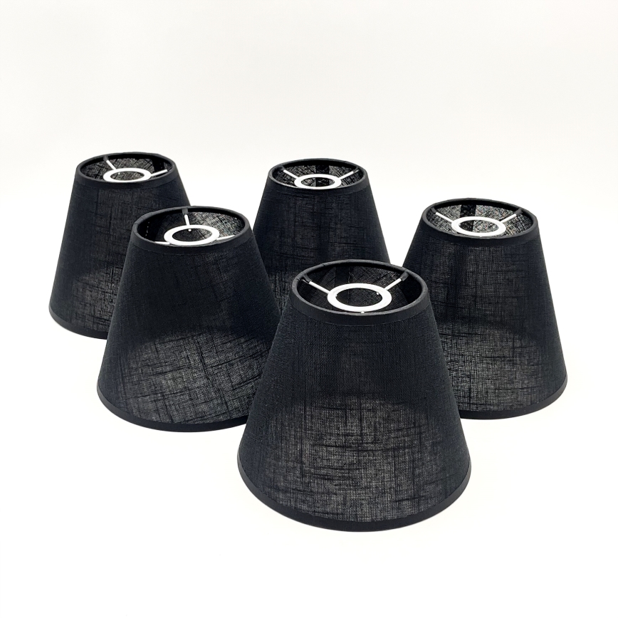 Brilagi - LED Taklampa ANTHONY 5xE14/40W/230V ek valnöt/svart