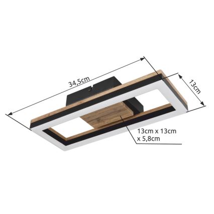 Brilagi - LED-taklampa AXIS LED/12W/230V
