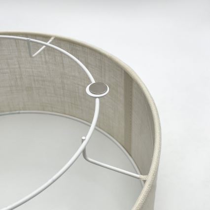 Brilagi - LED Taklampa BELLADONNA 1xE27/15W/230V diameter 30 cm grädde/ek