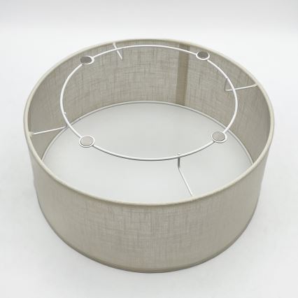 Brilagi - LED Taklampa BELLADONNA 1xE27/15W/230V diameter 30 cm grädde/ek