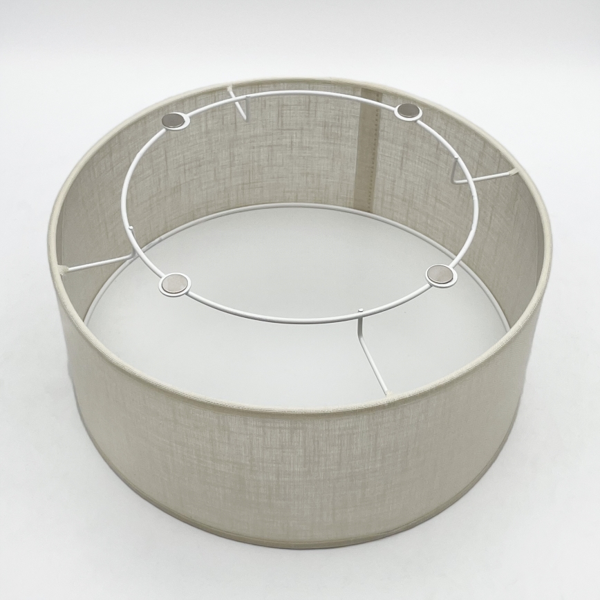 Brilagi - LED Taklampa BELLADONNA 1xE27/15W/230V diameter 30 cm grädde/ek