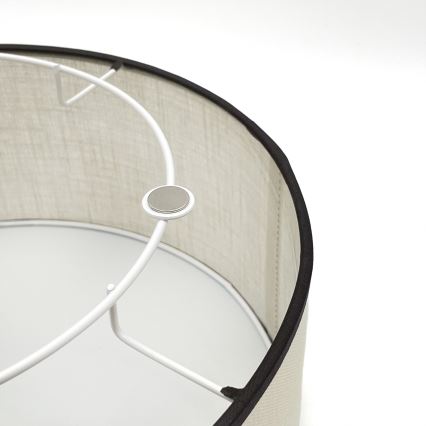 Brilagi - LED Taklampa BELLADONNA 1xE27/15W/230V diameter 30 cm grädde/ek