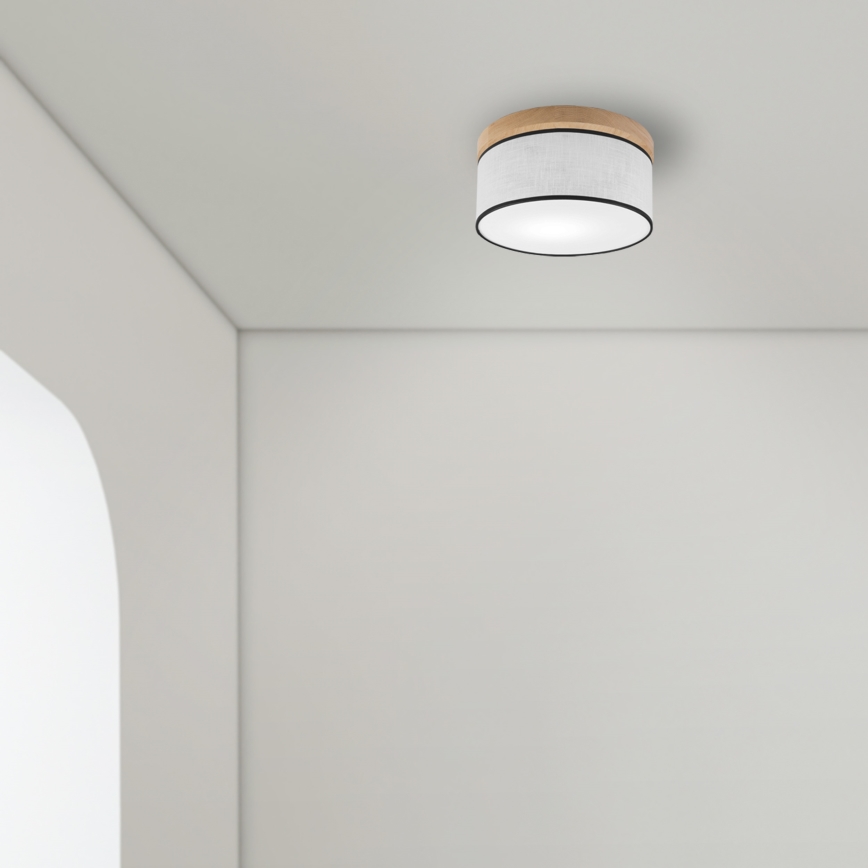 Brilagi - LED Taklampa BELLADONNA 1xE27/15W/230V diameter 30 cm vit/ek