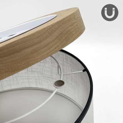 Brilagi - LED Taklampa BELLADONNA 1xE27/15W/230V diameter 30 cm vit/ek