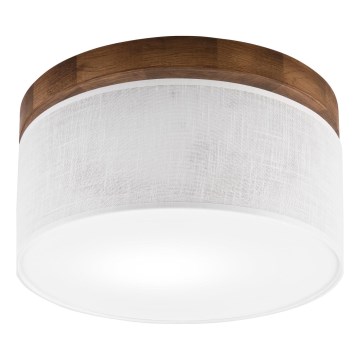 Brilagi - LED Taklampa BELLADONNA 1xE27/15W/230V diameter 30 cm vit/ek körsbär