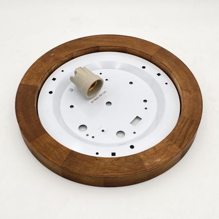 Brilagi - LED Taklampa BELLADONNA 1xE27/15W/230V diameter 30 cm vit/ek körsbär