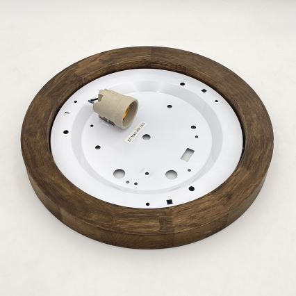 Brilagi - LED Taklampa BELLADONNA 1xE27/15W/230V Ø 30 cm vit/ek-ek