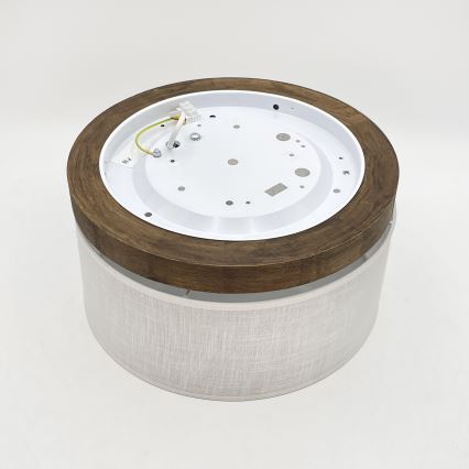 Brilagi - LED Taklampa BELLADONNA 1xE27/15W/230V Ø 30 cm vit/ek-ek