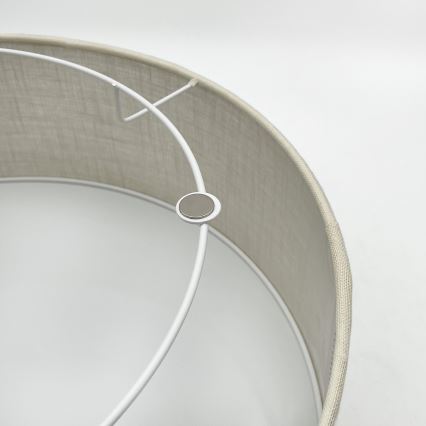 Brilagi - LED Taklampa BELLADONNA 2xE27/15W/230V diameter 40 cm grädde/ek