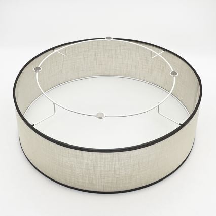 Brilagi - LED Taklampa BELLADONNA 2xE27/15W/230V diameter 40 cm grädde/ek