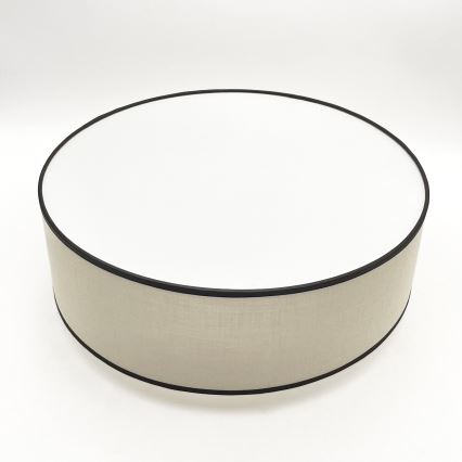 Brilagi - LED Taklampa BELLADONNA 2xE27/15W/230V diameter 40 cm grädde/ek