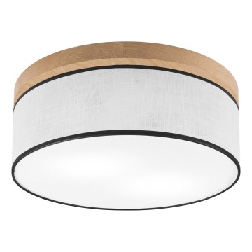 Brilagi - LED Taklampa BELLADONNA 2xE27/15W/230V diameter 40 cm vit/ek