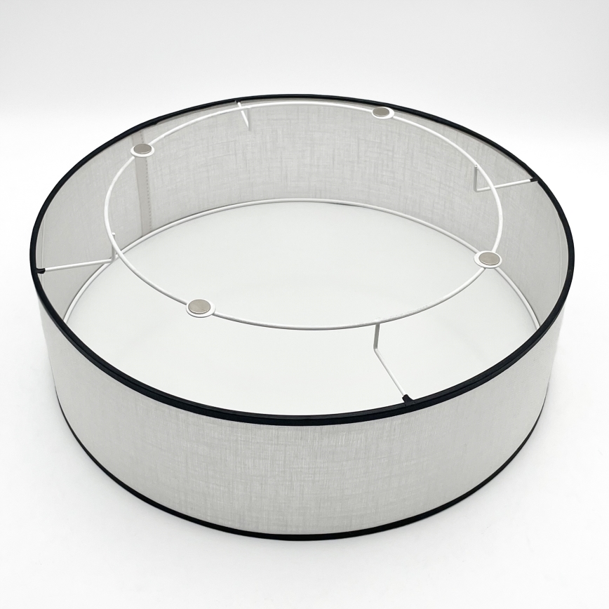 Brilagi - LED Taklampa BELLADONNA 2xE27/15W/230V diameter 40 cm vit/ek