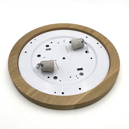 Brilagi - LED Taklampa BELLADONNA 2xE27/15W/230V diameter 40 cm vit/ek