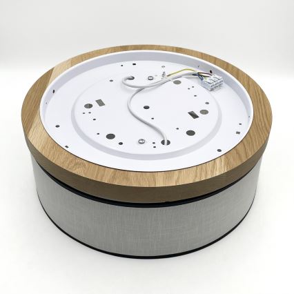 Brilagi - LED Taklampa BELLADONNA 2xE27/15W/230V diameter 40 cm vit/ek