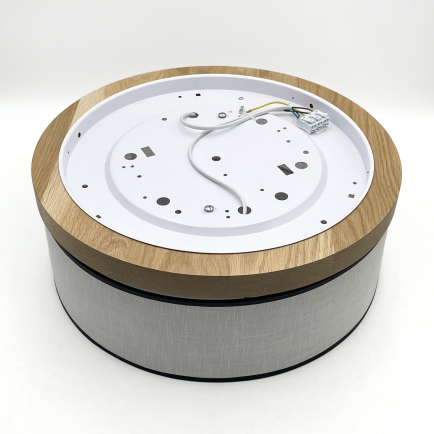 Brilagi - LED Taklampa BELLADONNA 2xE27/15W/230V diameter 40 cm vit/ek