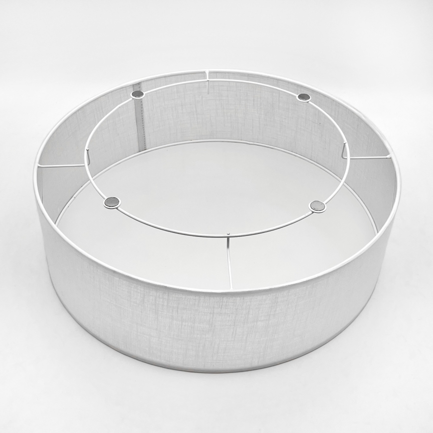 Brilagi - LED Taklampa BELLADONNA 2xE27/15W/230V diameter 40 cm vit/ek körsbär