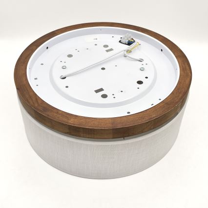 Brilagi - LED Taklampa BELLADONNA 2xE27/15W/230V diameter 40 cm vit/ek körsbär