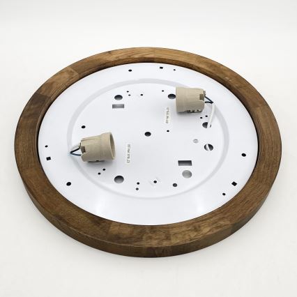 Brilagi - LED Taklampa BELLADONNA 2xE27/15W/230V Ø 40 cm vit/vit ek