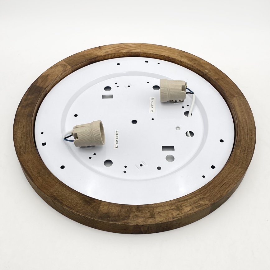 Brilagi - LED Taklampa BELLADONNA 2xE27/15W/230V Ø 40 cm vit/vit ek