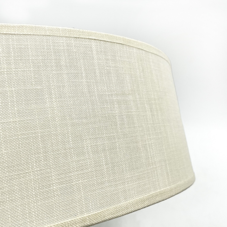 Brilagi - LED Taklampa BELLADONNA 3xE27/15W/230V diameter 50 cm grädde/ek