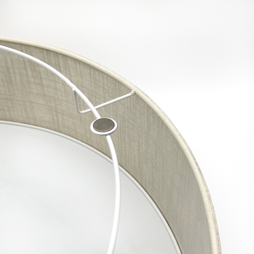 Brilagi - LED Taklampa BELLADONNA 3xE27/15W/230V diameter 50 cm grädde/ek