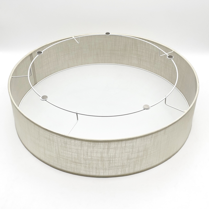 Brilagi - LED Taklampa BELLADONNA 3xE27/15W/230V diameter 50 cm grädde/ek