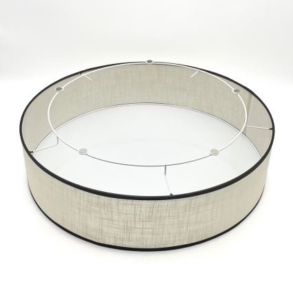 Brilagi - LED Taklampa BELLADONNA 3xE27/15W/230V diameter 50 cm grädde/ek