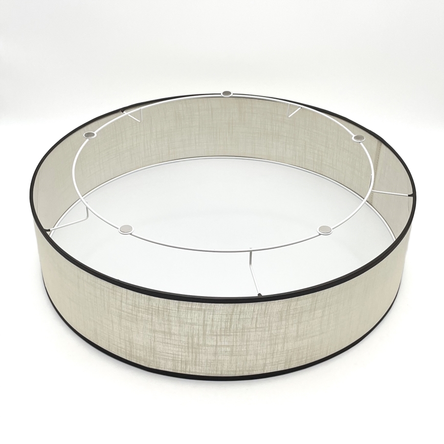 Brilagi - LED Taklampa BELLADONNA 3xE27/15W/230V diameter 50 cm grädde/ek