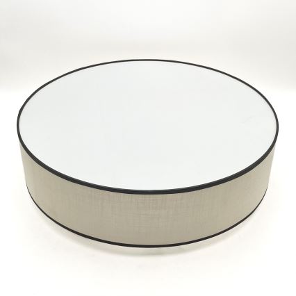 Brilagi - LED Taklampa BELLADONNA 3xE27/15W/230V diameter 50 cm grädde/ek